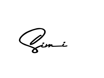 Simi stylish signature style. Best Handwritten Sign (Asem Kandis PERSONAL USE) for my name. Handwritten Signature Collection Ideas for my name Simi. Simi signature style 9 images and pictures png