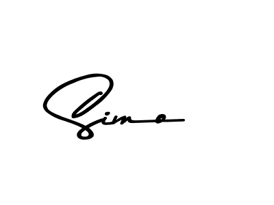 Design your own signature with our free online signature maker. With this signature software, you can create a handwritten (Asem Kandis PERSONAL USE) signature for name Simo. Simo signature style 9 images and pictures png