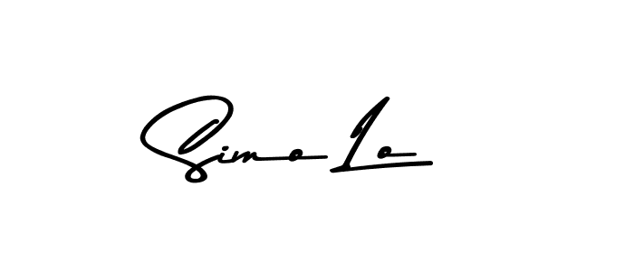 This is the best signature style for the Simo Lo name. Also you like these signature font (Asem Kandis PERSONAL USE). Mix name signature. Simo Lo signature style 9 images and pictures png