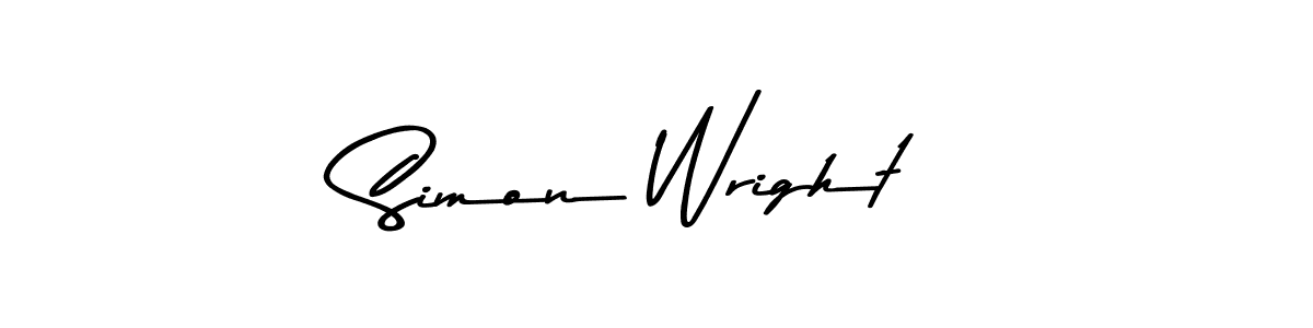 You should practise on your own different ways (Asem Kandis PERSONAL USE) to write your name (Simon Wright) in signature. don't let someone else do it for you. Simon Wright signature style 9 images and pictures png