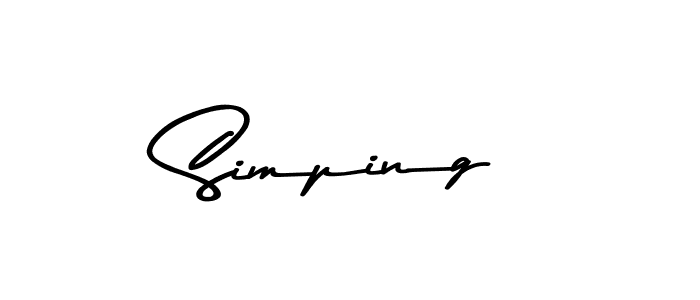Here are the top 10 professional signature styles for the name Simping. These are the best autograph styles you can use for your name. Simping signature style 9 images and pictures png