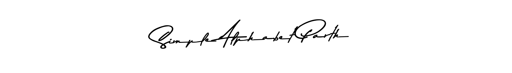 Make a beautiful signature design for name Simple Alphabet Parth. Use this online signature maker to create a handwritten signature for free. Simple Alphabet Parth signature style 9 images and pictures png