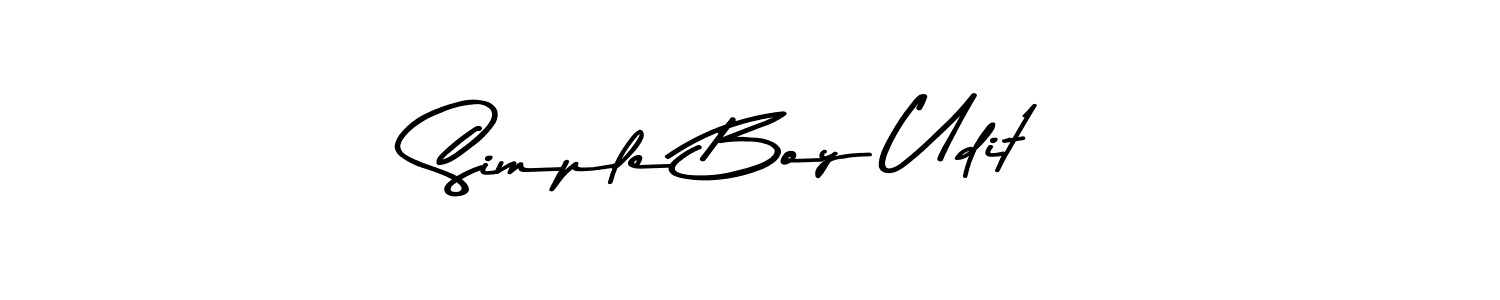 Similarly Asem Kandis PERSONAL USE is the best handwritten signature design. Signature creator online .You can use it as an online autograph creator for name Simple Boy Udit. Simple Boy Udit signature style 9 images and pictures png