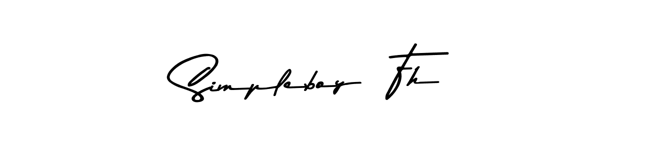 if you are searching for the best signature style for your name Simpleboy  Fh. so please give up your signature search. here we have designed multiple signature styles  using Asem Kandis PERSONAL USE. Simpleboy  Fh signature style 9 images and pictures png