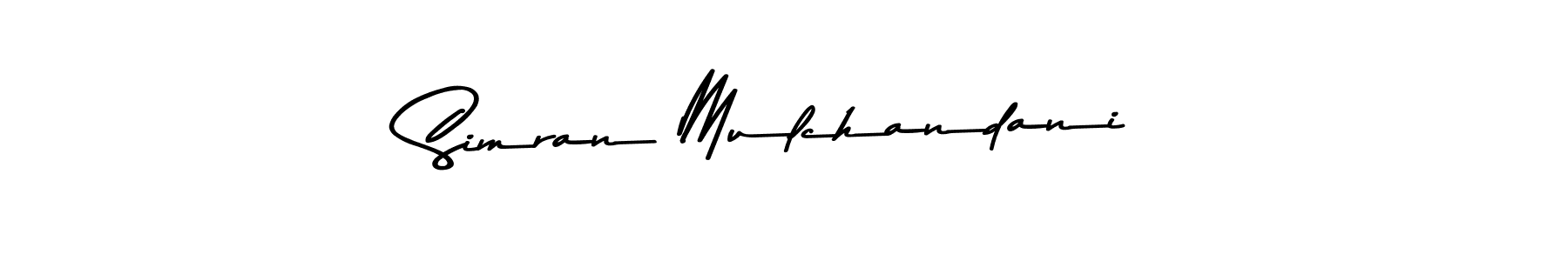 How to make Simran Mulchandani signature? Asem Kandis PERSONAL USE is a professional autograph style. Create handwritten signature for Simran Mulchandani name. Simran Mulchandani signature style 9 images and pictures png
