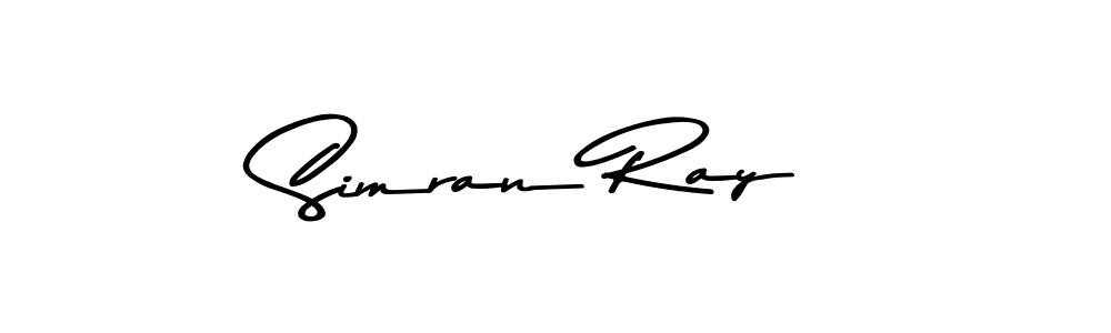 How to make Simran Ray signature? Asem Kandis PERSONAL USE is a professional autograph style. Create handwritten signature for Simran Ray name. Simran Ray signature style 9 images and pictures png