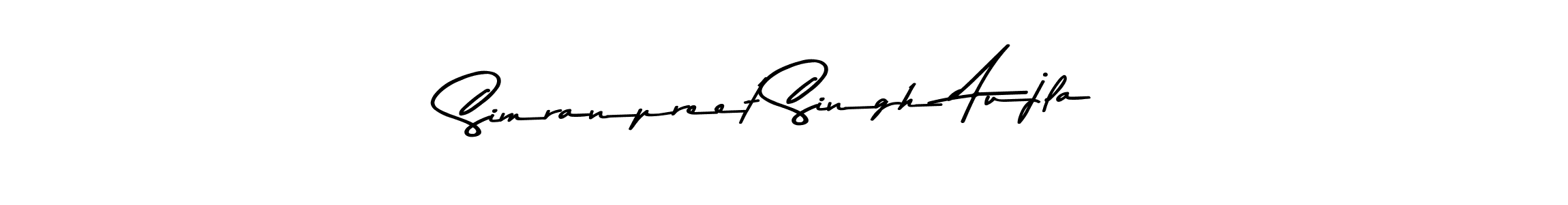 Make a beautiful signature design for name Simranpreet Singh Aujla. With this signature (Asem Kandis PERSONAL USE) style, you can create a handwritten signature for free. Simranpreet Singh Aujla signature style 9 images and pictures png