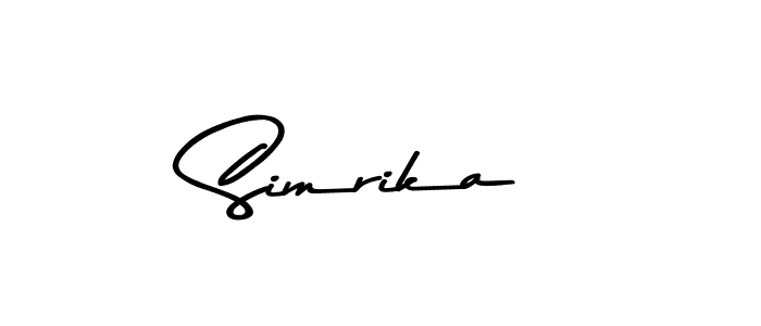 Make a beautiful signature design for name Simrika. Use this online signature maker to create a handwritten signature for free. Simrika signature style 9 images and pictures png