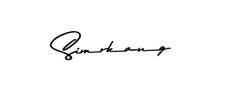 Similarly Asem Kandis PERSONAL USE is the best handwritten signature design. Signature creator online .You can use it as an online autograph creator for name Simrkang. Simrkang signature style 9 images and pictures png