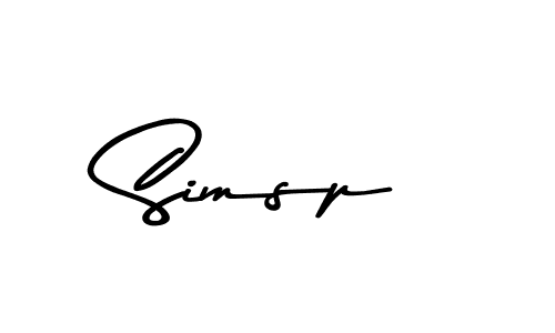 You should practise on your own different ways (Asem Kandis PERSONAL USE) to write your name (Simsp) in signature. don't let someone else do it for you. Simsp signature style 9 images and pictures png