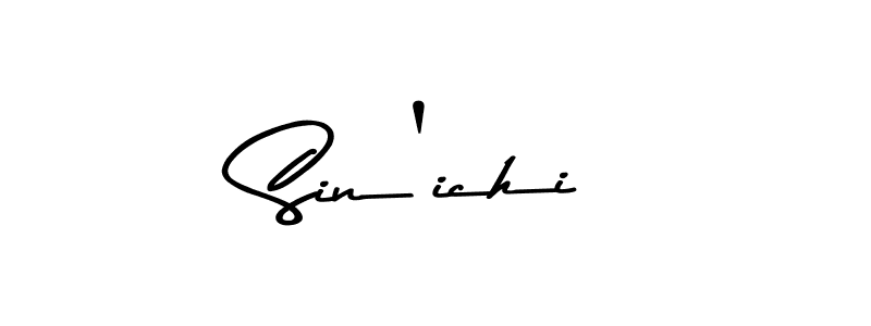 Design your own signature with our free online signature maker. With this signature software, you can create a handwritten (Asem Kandis PERSONAL USE) signature for name Sin'ichi. Sin'ichi signature style 9 images and pictures png