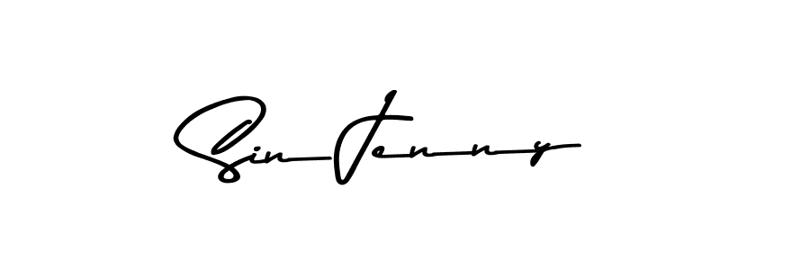 Use a signature maker to create a handwritten signature online. With this signature software, you can design (Asem Kandis PERSONAL USE) your own signature for name Sin Jenny. Sin Jenny signature style 9 images and pictures png