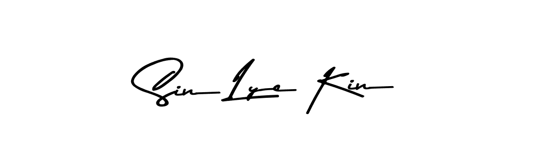 How to make Sin Lye Kin signature? Asem Kandis PERSONAL USE is a professional autograph style. Create handwritten signature for Sin Lye Kin name. Sin Lye Kin signature style 9 images and pictures png