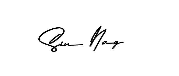 You should practise on your own different ways (Asem Kandis PERSONAL USE) to write your name (Sin Nag) in signature. don't let someone else do it for you. Sin Nag signature style 9 images and pictures png