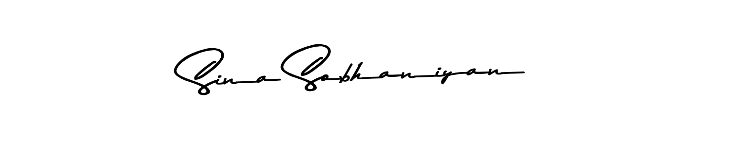 How to make Sina Sobhaniyan signature? Asem Kandis PERSONAL USE is a professional autograph style. Create handwritten signature for Sina Sobhaniyan name. Sina Sobhaniyan signature style 9 images and pictures png