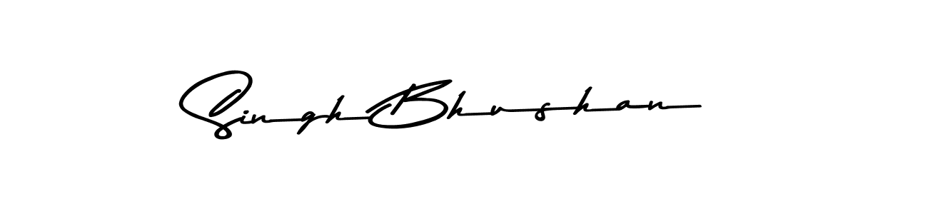 Make a beautiful signature design for name Singh Bhushan. With this signature (Asem Kandis PERSONAL USE) style, you can create a handwritten signature for free. Singh Bhushan signature style 9 images and pictures png