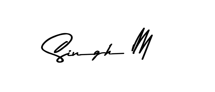 How to Draw Singh M signature style? Asem Kandis PERSONAL USE is a latest design signature styles for name Singh M. Singh M signature style 9 images and pictures png