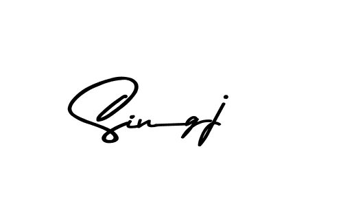 Make a beautiful signature design for name Singj. With this signature (Asem Kandis PERSONAL USE) style, you can create a handwritten signature for free. Singj signature style 9 images and pictures png