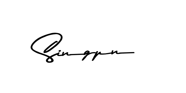 How to Draw Singpn signature style? Asem Kandis PERSONAL USE is a latest design signature styles for name Singpn. Singpn signature style 9 images and pictures png