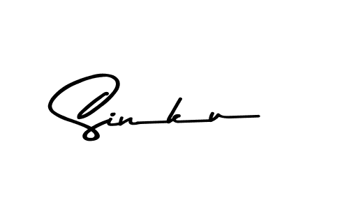How to Draw Sinku signature style? Asem Kandis PERSONAL USE is a latest design signature styles for name Sinku. Sinku signature style 9 images and pictures png