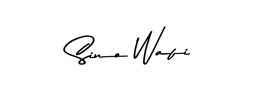 Sino Wafi stylish signature style. Best Handwritten Sign (Asem Kandis PERSONAL USE) for my name. Handwritten Signature Collection Ideas for my name Sino Wafi. Sino Wafi signature style 9 images and pictures png