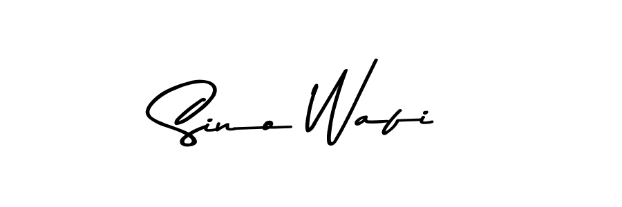 Sino Wafi stylish signature style. Best Handwritten Sign (Asem Kandis PERSONAL USE) for my name. Handwritten Signature Collection Ideas for my name Sino Wafi. Sino Wafi signature style 9 images and pictures png