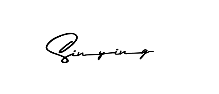 Make a beautiful signature design for name Sinying. With this signature (Asem Kandis PERSONAL USE) style, you can create a handwritten signature for free. Sinying signature style 9 images and pictures png