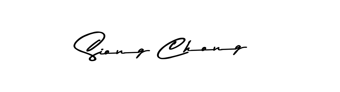 Use a signature maker to create a handwritten signature online. With this signature software, you can design (Asem Kandis PERSONAL USE) your own signature for name Siong Chong. Siong Chong signature style 9 images and pictures png