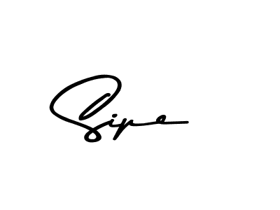 Make a beautiful signature design for name Sipe. With this signature (Asem Kandis PERSONAL USE) style, you can create a handwritten signature for free. Sipe signature style 9 images and pictures png