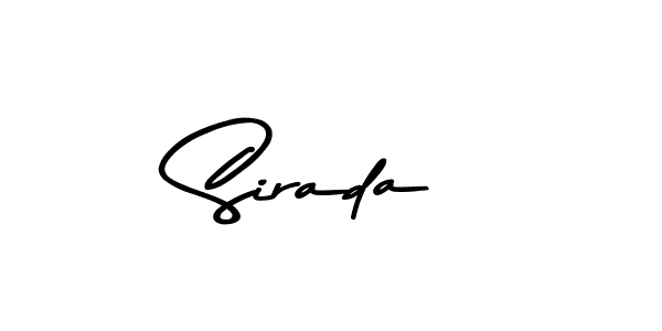 How to make Sirada name signature. Use Asem Kandis PERSONAL USE style for creating short signs online. This is the latest handwritten sign. Sirada signature style 9 images and pictures png