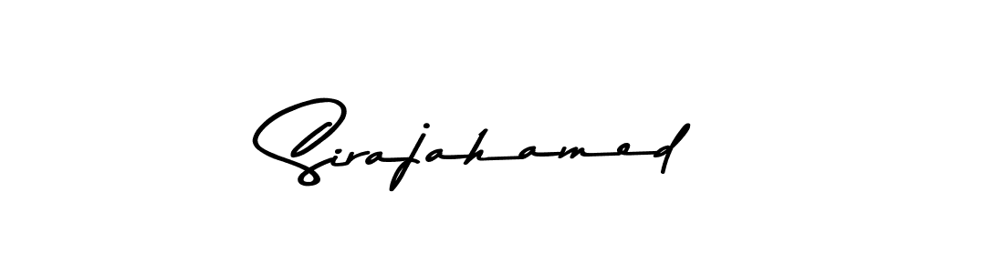 How to make Sirajahamed signature? Asem Kandis PERSONAL USE is a professional autograph style. Create handwritten signature for Sirajahamed name. Sirajahamed signature style 9 images and pictures png