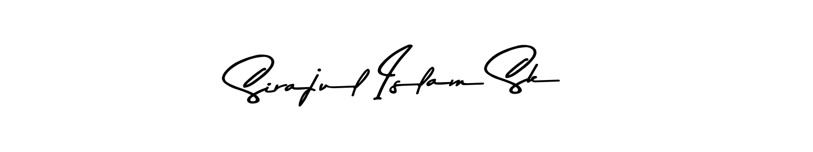 How to make Sirajul Islam Sk name signature. Use Asem Kandis PERSONAL USE style for creating short signs online. This is the latest handwritten sign. Sirajul Islam Sk signature style 9 images and pictures png
