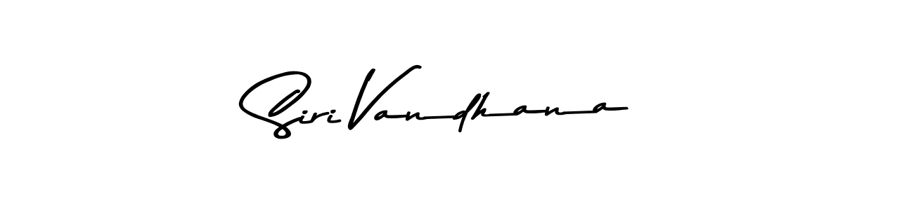 Also we have Siri Vandhana name is the best signature style. Create professional handwritten signature collection using Asem Kandis PERSONAL USE autograph style. Siri Vandhana signature style 9 images and pictures png