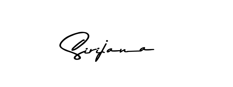 Sirijana stylish signature style. Best Handwritten Sign (Asem Kandis PERSONAL USE) for my name. Handwritten Signature Collection Ideas for my name Sirijana. Sirijana signature style 9 images and pictures png