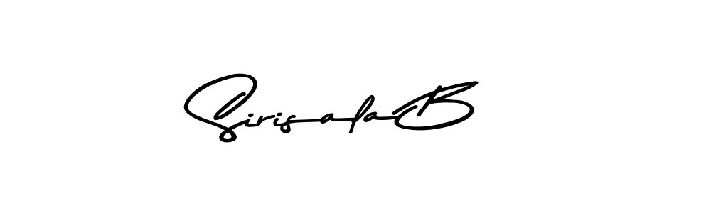 How to Draw Sirisala B signature style? Asem Kandis PERSONAL USE is a latest design signature styles for name Sirisala B. Sirisala B signature style 9 images and pictures png