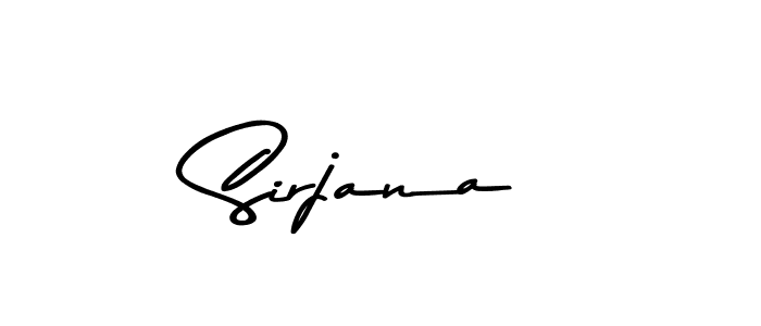 This is the best signature style for the Sirjana name. Also you like these signature font (Asem Kandis PERSONAL USE). Mix name signature. Sirjana signature style 9 images and pictures png