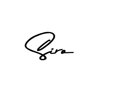 Use a signature maker to create a handwritten signature online. With this signature software, you can design (Asem Kandis PERSONAL USE) your own signature for name Siro. Siro signature style 9 images and pictures png