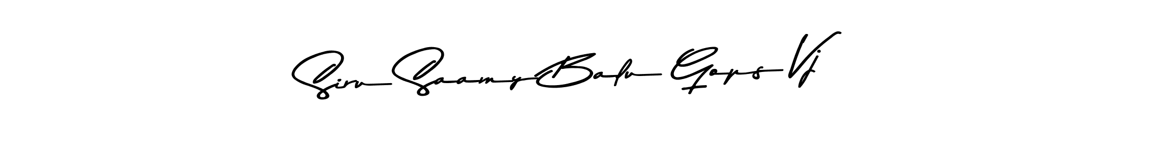 How to make Siru Saamy Balu Gops Vj signature? Asem Kandis PERSONAL USE is a professional autograph style. Create handwritten signature for Siru Saamy Balu Gops Vj name. Siru Saamy Balu Gops Vj signature style 9 images and pictures png