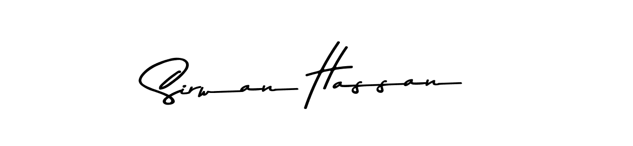 Create a beautiful signature design for name Sirwan Hassan. With this signature (Asem Kandis PERSONAL USE) fonts, you can make a handwritten signature for free. Sirwan Hassan signature style 9 images and pictures png