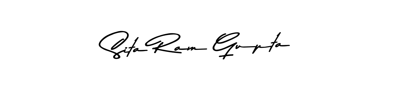 Design your own signature with our free online signature maker. With this signature software, you can create a handwritten (Asem Kandis PERSONAL USE) signature for name Sita Ram Gupta. Sita Ram Gupta signature style 9 images and pictures png