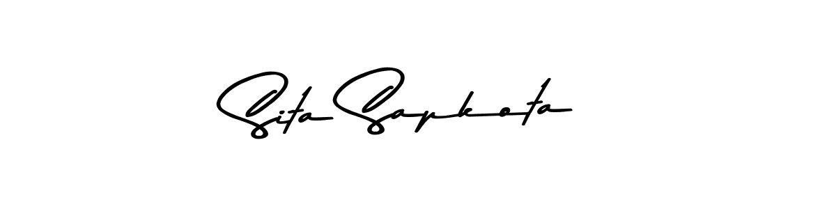 Use a signature maker to create a handwritten signature online. With this signature software, you can design (Asem Kandis PERSONAL USE) your own signature for name Sita Sapkota. Sita Sapkota signature style 9 images and pictures png