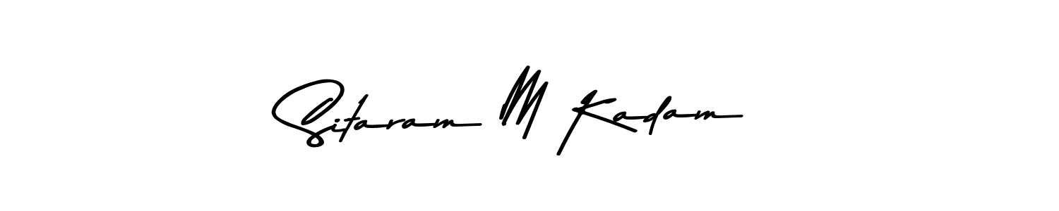 Also we have Sitaram M Kadam name is the best signature style. Create professional handwritten signature collection using Asem Kandis PERSONAL USE autograph style. Sitaram M Kadam signature style 9 images and pictures png