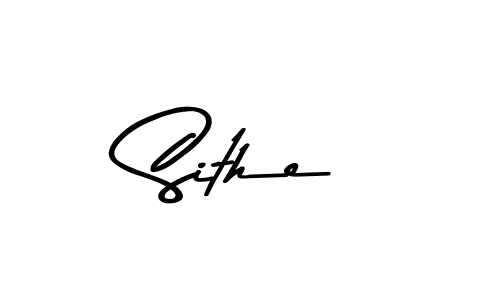 Use a signature maker to create a handwritten signature online. With this signature software, you can design (Asem Kandis PERSONAL USE) your own signature for name Sithe. Sithe signature style 9 images and pictures png