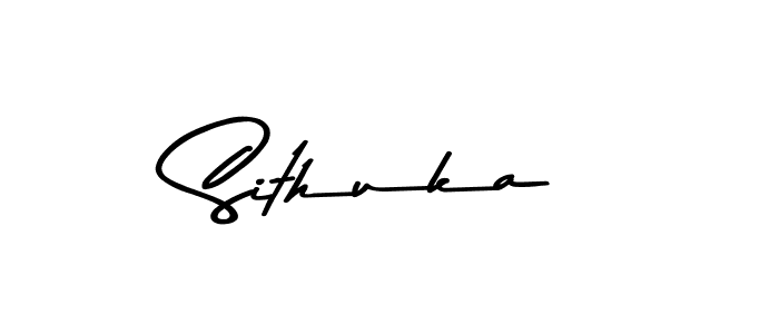 Use a signature maker to create a handwritten signature online. With this signature software, you can design (Asem Kandis PERSONAL USE) your own signature for name Sithuka. Sithuka signature style 9 images and pictures png