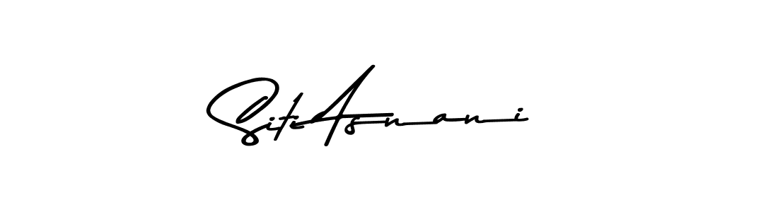 Make a beautiful signature design for name Siti Asnani. Use this online signature maker to create a handwritten signature for free. Siti Asnani signature style 9 images and pictures png