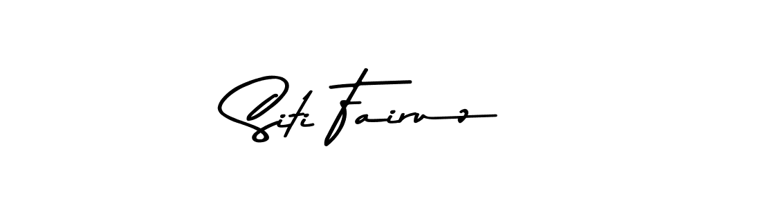 Use a signature maker to create a handwritten signature online. With this signature software, you can design (Asem Kandis PERSONAL USE) your own signature for name Siti Fairuz. Siti Fairuz signature style 9 images and pictures png