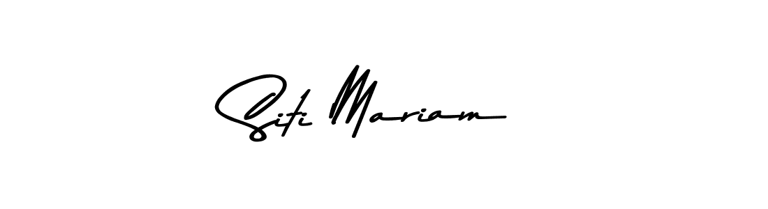 How to make Siti Mariam signature? Asem Kandis PERSONAL USE is a professional autograph style. Create handwritten signature for Siti Mariam name. Siti Mariam signature style 9 images and pictures png