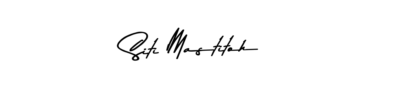 How to make Siti Mastitoh signature? Asem Kandis PERSONAL USE is a professional autograph style. Create handwritten signature for Siti Mastitoh name. Siti Mastitoh signature style 9 images and pictures png