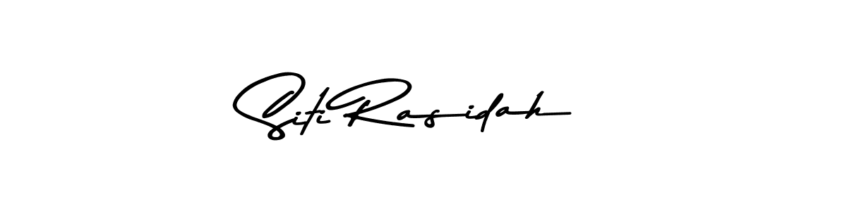Use a signature maker to create a handwritten signature online. With this signature software, you can design (Asem Kandis PERSONAL USE) your own signature for name Siti Rasidah. Siti Rasidah signature style 9 images and pictures png