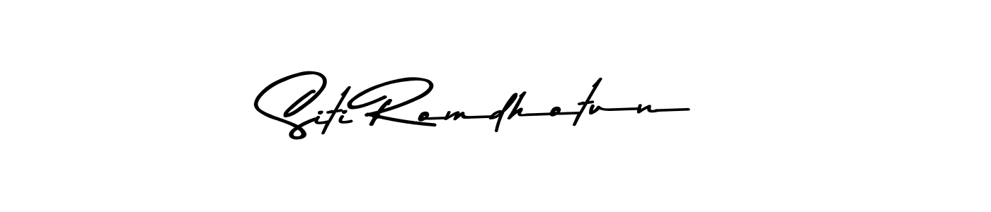 Here are the top 10 professional signature styles for the name Siti Romdhotun. These are the best autograph styles you can use for your name. Siti Romdhotun signature style 9 images and pictures png